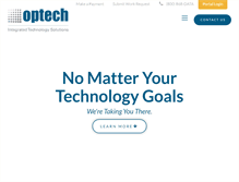 Tablet Screenshot of optech.net